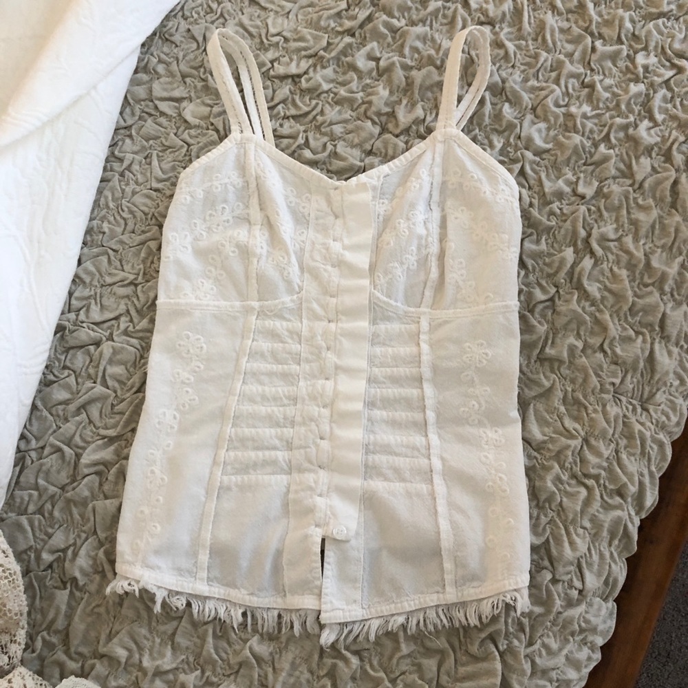 Inca Handmade Embroidered button-front top - Picture 5 of 17